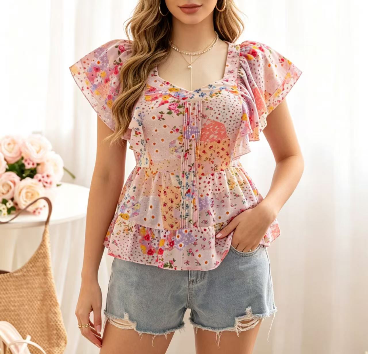 Summer Clothing For Girls - Top da donna taglie forti con
