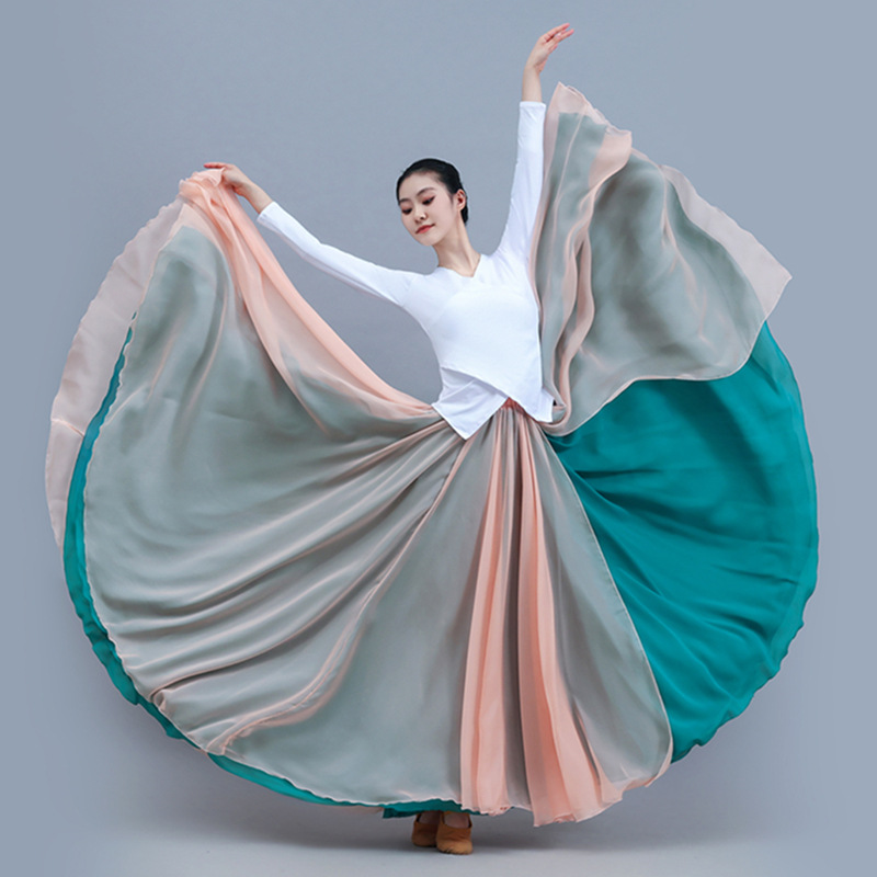 Summer Clothing Colors 2026 - Gonna Lunga in Chiffon a Doppio