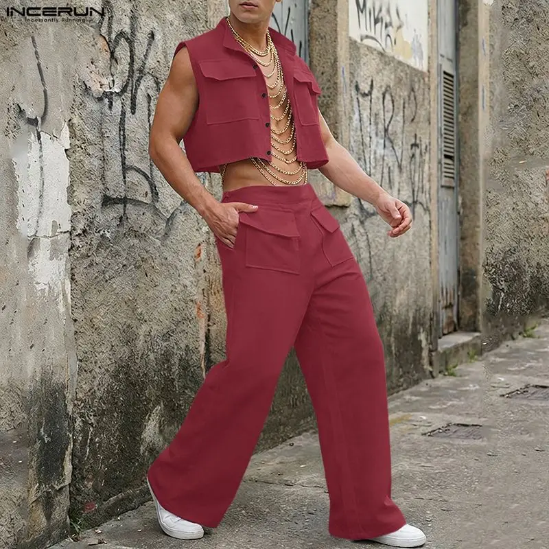 Summer Clothing Haul - INCERUN Completi da Uomo: Top Corto