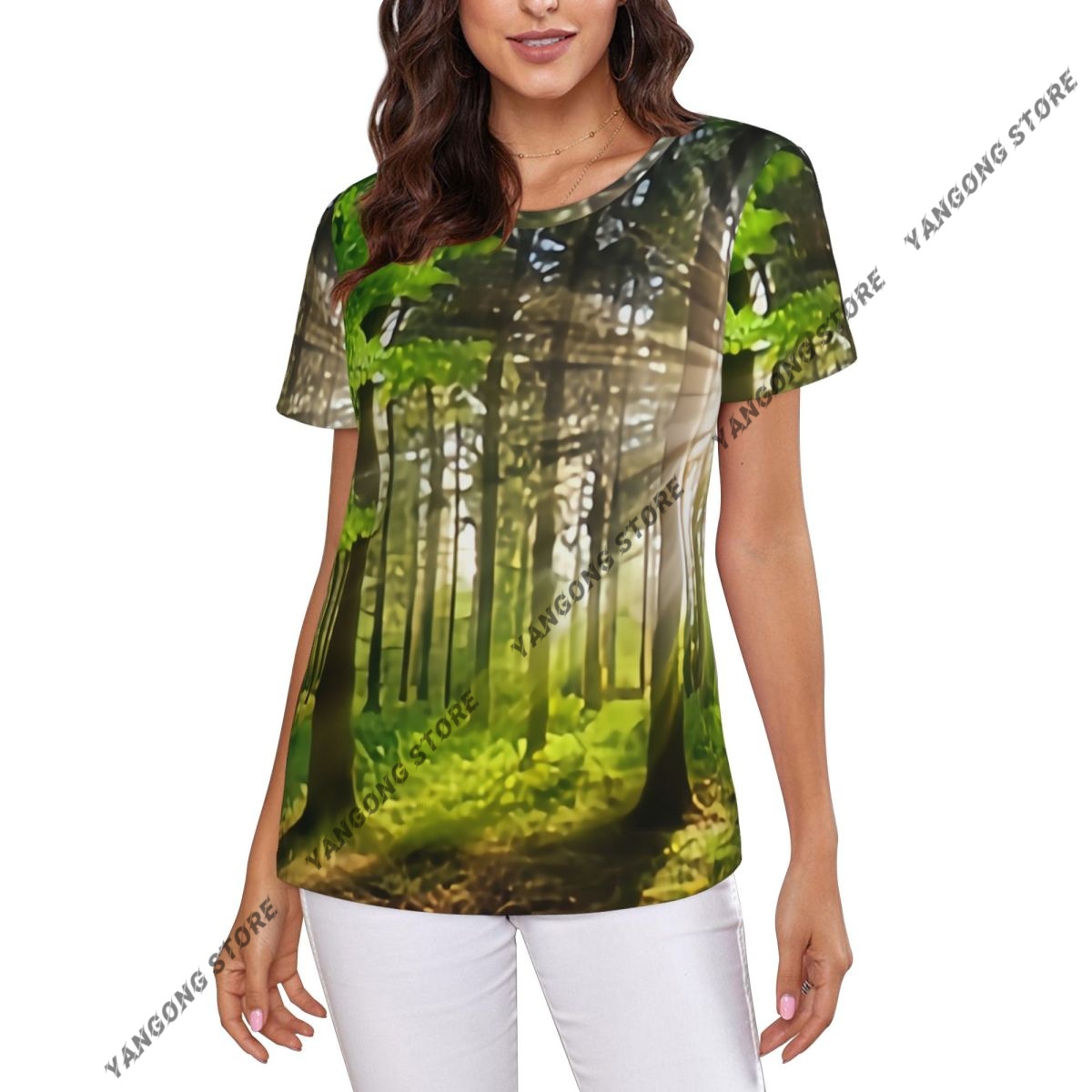 Summer Rays Clothing - T-shirt da donna a maniche corte