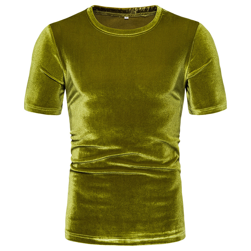 T-shirt in Velluto da Uomo Hig - Summer Clothing Colors 2026 recensione e prezzo