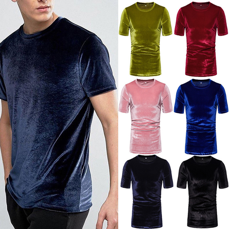 T-shirt in Velluto da Uomo Hig - Summer Clothing Colors 2026 recensione e prezzo