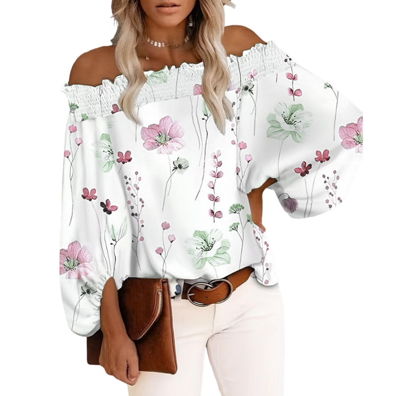 Camicetta da donna taglie fort - Off Shoulder Blouse recensione e prezzo