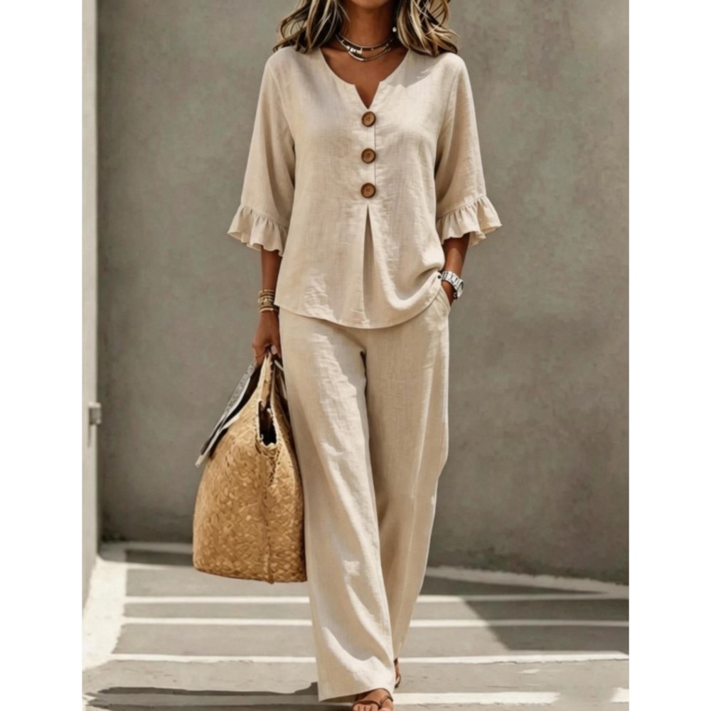 Summer New Button O Neck Lotus - Summer Clothing For Girls recensione e prezzo