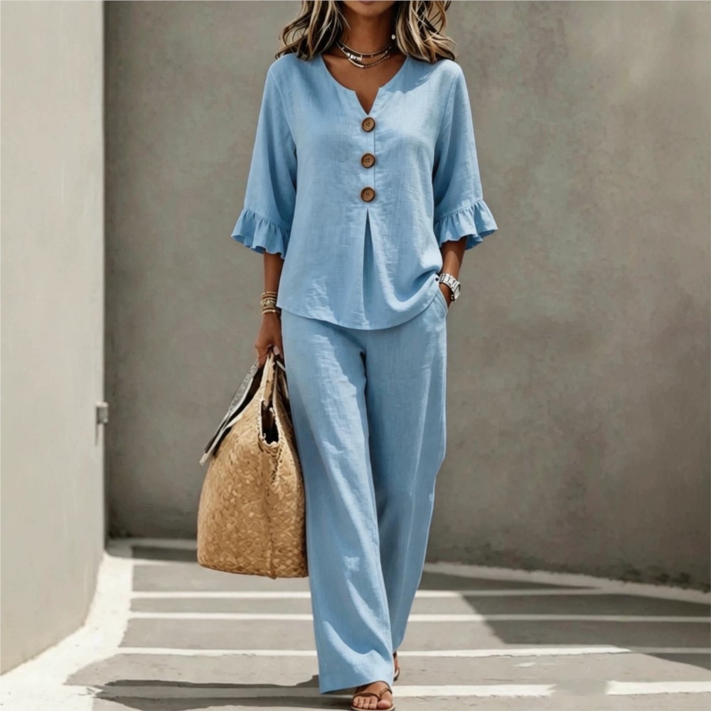 Summer New Button O Neck Lotus - Summer Clothing For Girls recensione e prezzo