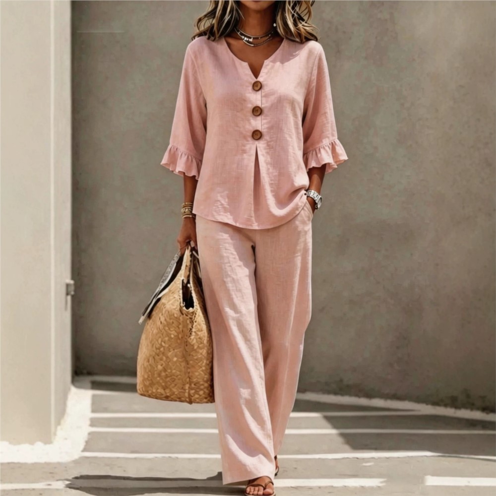 Summer New Button O Neck Lotus - Summer Clothing For Girls recensione e prezzo