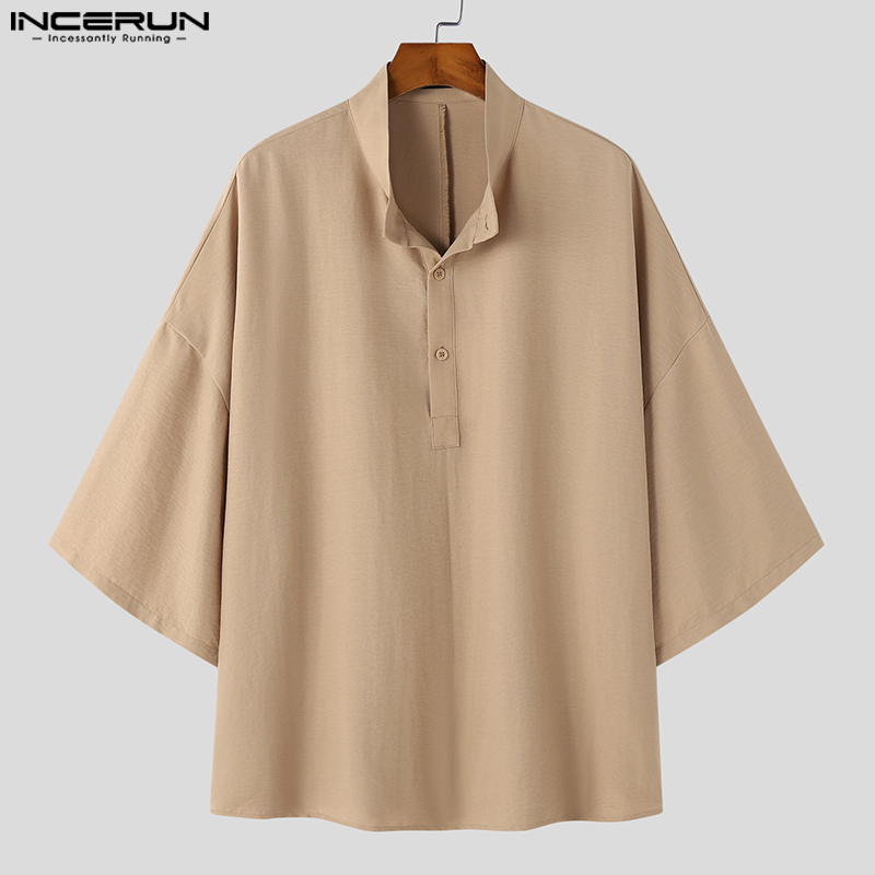 INCERUN Camicia da Uomo Tinta  - Summer Clothing Colors 2026 recensione e prezzo
